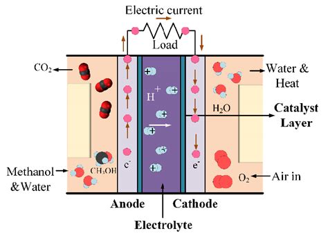 Schematic Representation Of Direct Methanol Fuel Cell Dmfc This Fuel