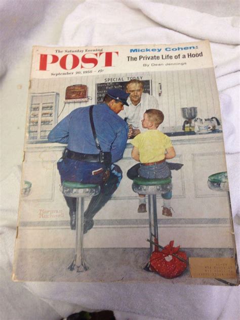 Sold Price The Saturday Evening Post 9 20 1958 Norman Rockwell Cover