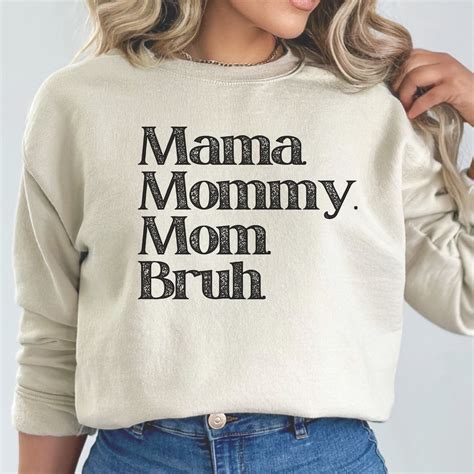 mama mommy mom bruh sweater mama sweater t for mom mothers day t vintage sweater