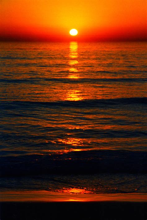 Sunset Over Ocean
