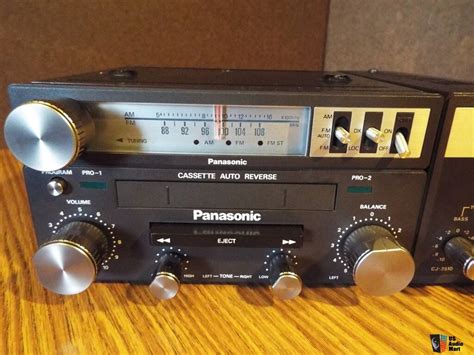 Vintage Panasonic Component Car Stereo Ca 9500 Cx 7100 Cj 3510 Photo