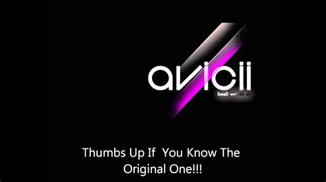 Avicii Levels Original Mix Best Part Youtube