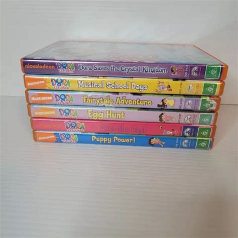 Dora The Explorer 6 Dvd Movie Bundle Collection Kids Children