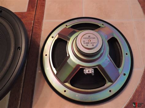 Pair Of Technics 12 Woofers Eas30pl313a6 8 Ohm Photo 1138648 Us