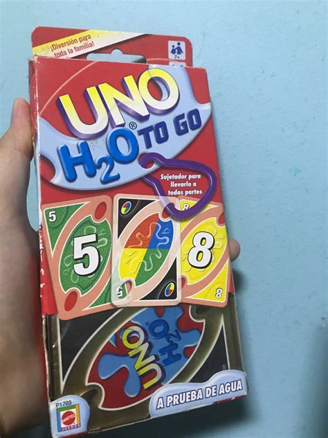 Uno H20 To Go Waterproof Card Hobbies And Toys Toys And Games On Carousell