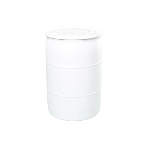 55 Gallon White Tight Head Plastic Drum Illing Company