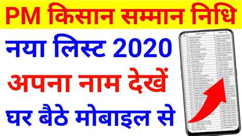 3:16 hindi masterji 56 220 просмотров. pm kisan samman yojana list kaise dekhe 2020 | How to check pm kisan samman nidhi yojana list ...