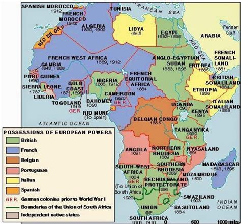 Map Of Africa During Colonization Topographic Map Of Usa With States