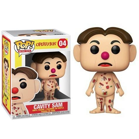 Juguettos autor en el pais de siempre jugar. Funko POP CAVITY SAM 04 JUEGO OPERACIÓN Retro Toys | BellasCositas.es