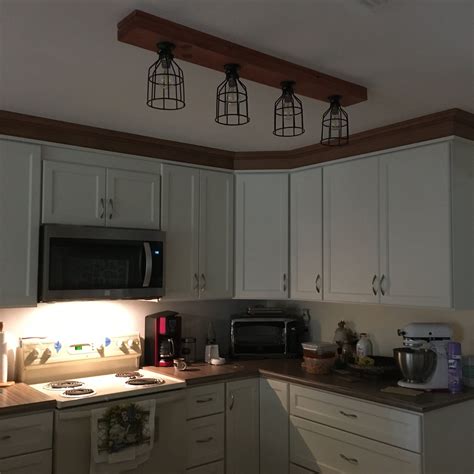Track lighting is a versatile lighting solution which allows you to install a number of fixtures on one system. Rustic Farmhouse Decor - Farmhouse Ceiling light - Cage ...