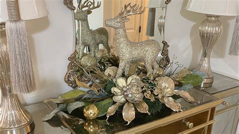 DIY CHRISTMAS CENTERPIECE #christmasdecor #christmascenterpiece  YouTube