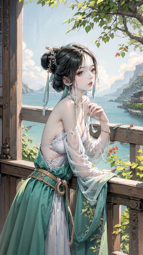 Portrait Illustration Fantasy Girl China Gufen Hd Wallpaper Wallpaperbetter