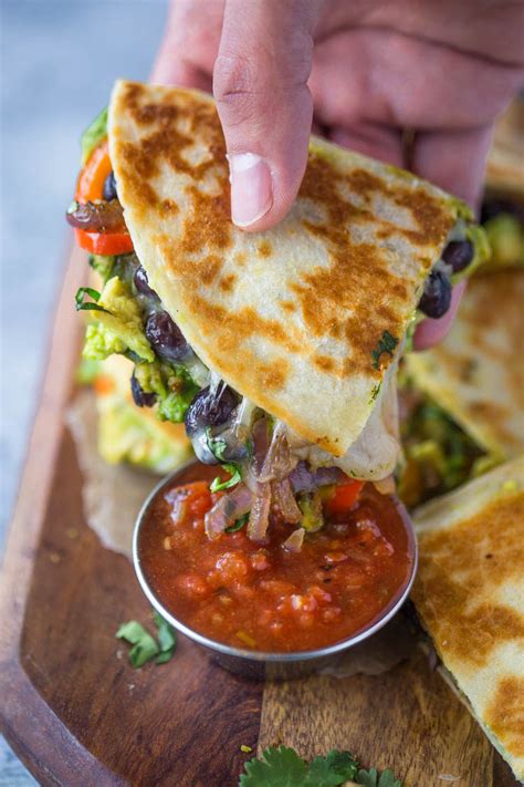 Avocado Black Bean Quesadillas Gimme Delicious