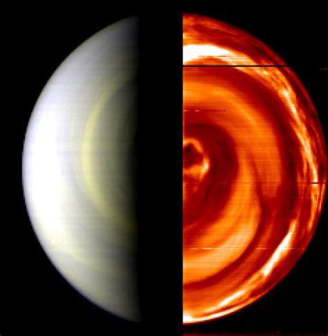Esa Unexpected Detail In First Ever Venus South Pole Images