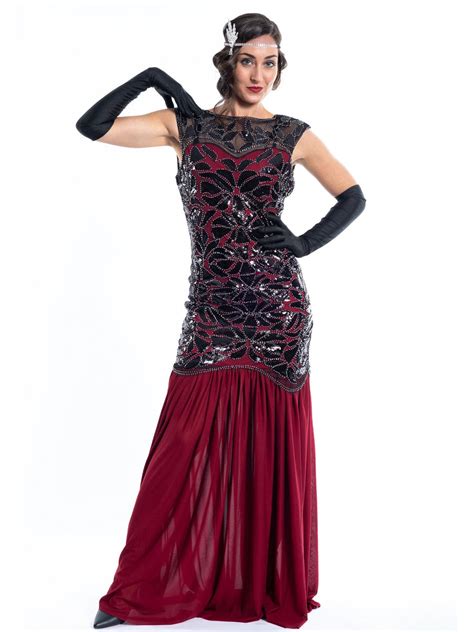 Youdesignjewellery 1920s Long Sleeve Flapper Dresses