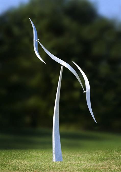 Kinetic Moving Wind Sculptures Wind Spinners Bronze Sculpture