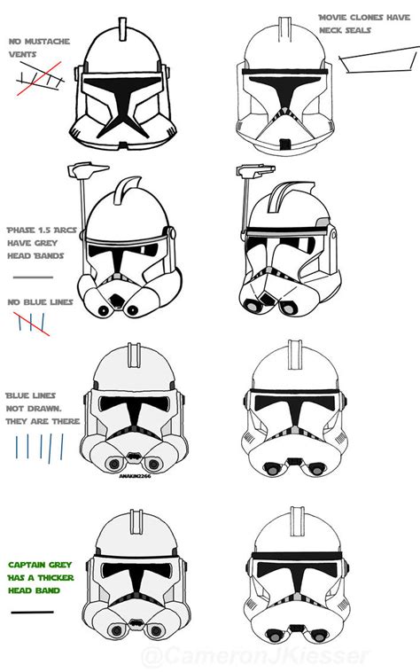 Clone Helmet Animated To Realistic Reference Guide By Cameron Kiesser