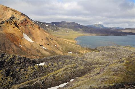 Iceland Landscape Of Landmannalaugar Stock Image Image Of Landscape