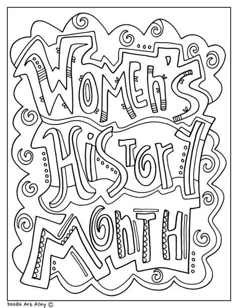 Free Printable Women S History Month Printables