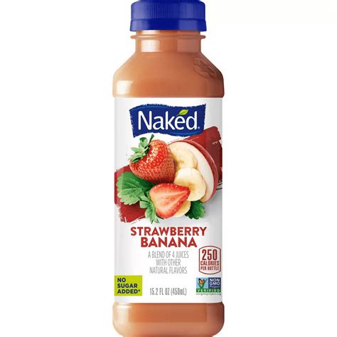 12pks Naked Strawberry Banana Juice Smoothie 152 Fl Ozpack