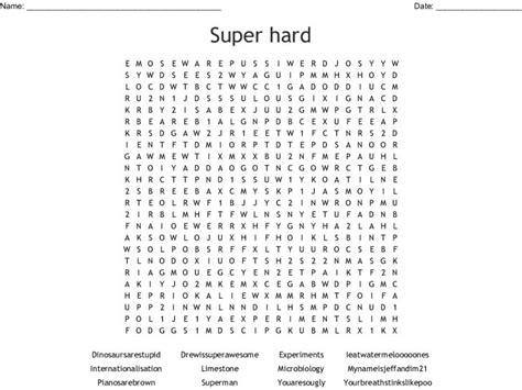 Super Hard Word Search Wordmint Word Search Printable