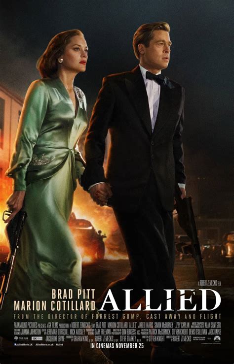 Allied 2016 Poster 1 Trailer Addict