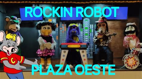 Chuck E Cheese Plaza Oeste International Evergreen 2022 Rockin Robot