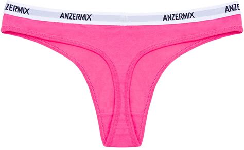 Anzermix Womens Breathable Cotton Thongs Panties Pack Of 6 Ebay