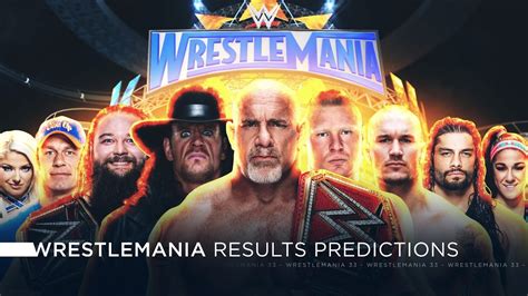 Wwe Wrestlemania 33 Results Predictions Youtube