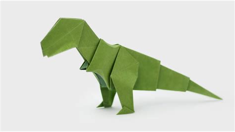ORIGAMI T-REX (Jo Nakashima) - Dinosaur #5 - YouTube