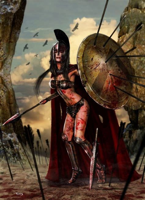 Female Spartan Warrior Tattoo Inspiration Pinterest Erotic Art