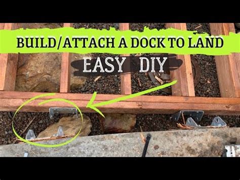 How To Attach A Floating Dock To Shore