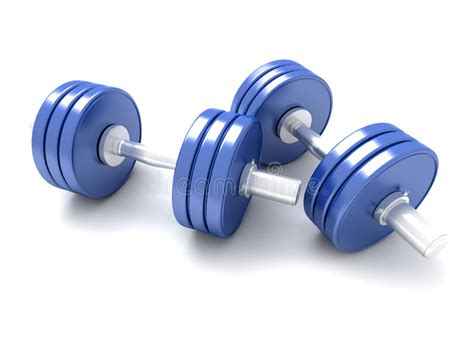 Pair Of Dumbbells Stock Vector Illustration Of Weightlifting 52352055