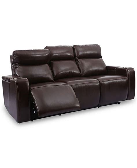Furniture, home decor, interior design services. Furniture Oaklyn 85" 3-Piece Leather Sectional Sofa with 2 ...