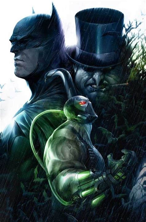 Batman 60 Variant Cover Bane And The Penguin By Francesco Mattina