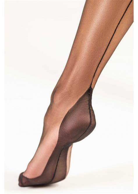 Cervin Denier Ultra Sheer Fully Fashioned Seam Nylon Stockings