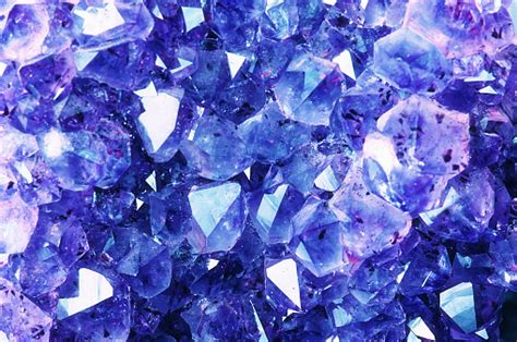 Bright Blue Texture From Natural Crystal Stock Photo Download Image