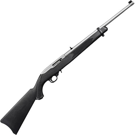 Ruger 1022 Carbine Satin Stainlessblack Semi Auto Rifle 22 Long