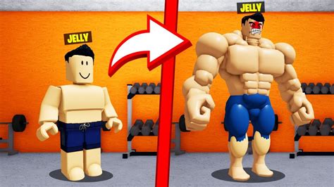 I Became The Strongest Player In Roblox Body Builder Simulator Youtube