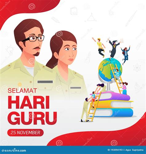 Selamat Hari Guru Translation Happy Teacher`s Day Indonesian Holiday