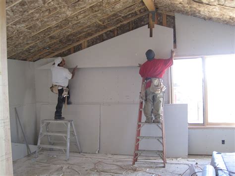 Some types of drywall are lightweight and affordable for interior walls or ceiling panels. our house on the hill: February 2011