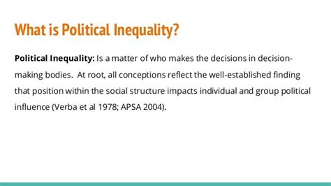 Political Inequality