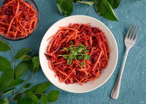 Салат из моркови, свеклы и редьки | Рецепт | Национальная еда, Салаты ...