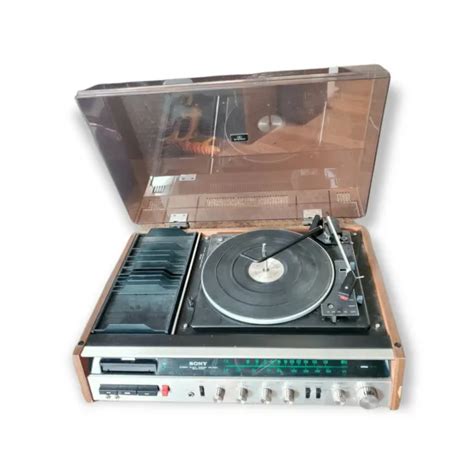 Vintage Sony Hp 219a Radio Fmam Turntable Cassette Player Music System
