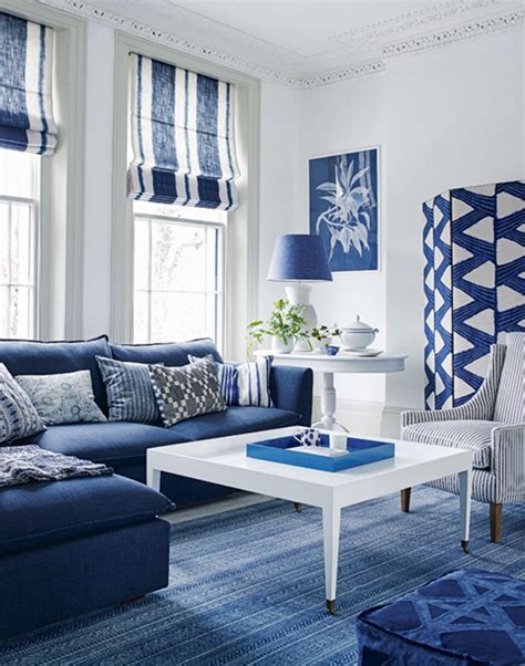 How To Bring Joy With Blue Decor For Living Room