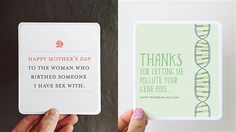 And all the gifts in the world could never mean as much to her as simply show your mother you remember her on this special day by sending one of our personalized cards! This Agency's Mother-in-Law Cards for Mother's Day Are ...
