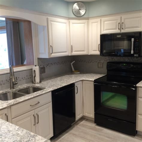 Cambria Quartz Berwyn On White Cabinets Traditional Other By The