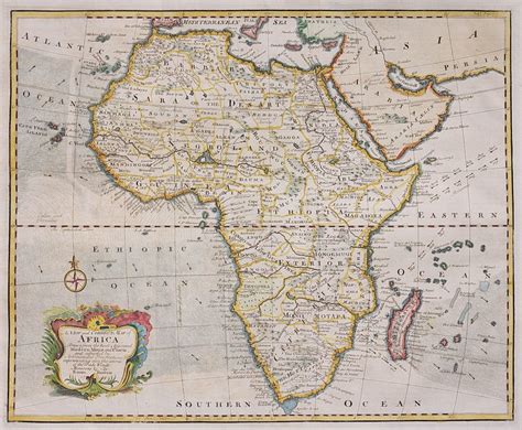 Eman Bowens Folio Map Of Africa Rare English Map Michael Jennings