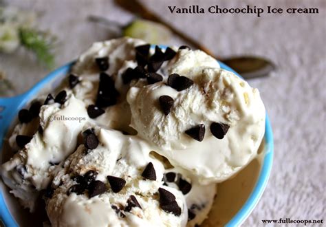 Vanilla Chocolate Chip Ice Cream A Guest Post ~ Full Scoops A Food Blog With Easysimple