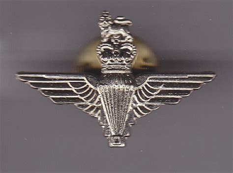 Parachute Regiment Lapel Badge Nickel Cap Badge Design Qc Jeremy
